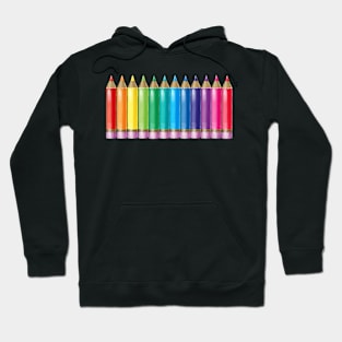 Rainbow Pencil Collection Hoodie